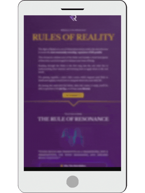 Rules Of Reality Header